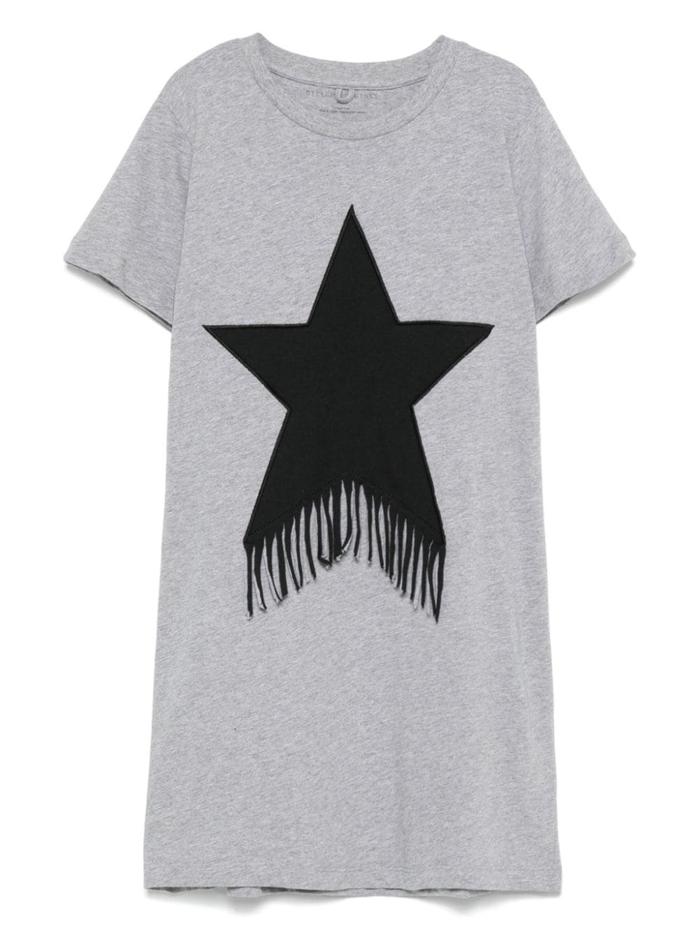 Stella McCartney Kids star-appliqué fringes dress - Grey von Stella McCartney Kids