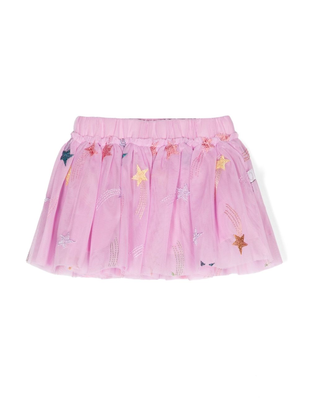 Stella McCartney Kids star-embroidered tulle skirt - Pink von Stella McCartney Kids