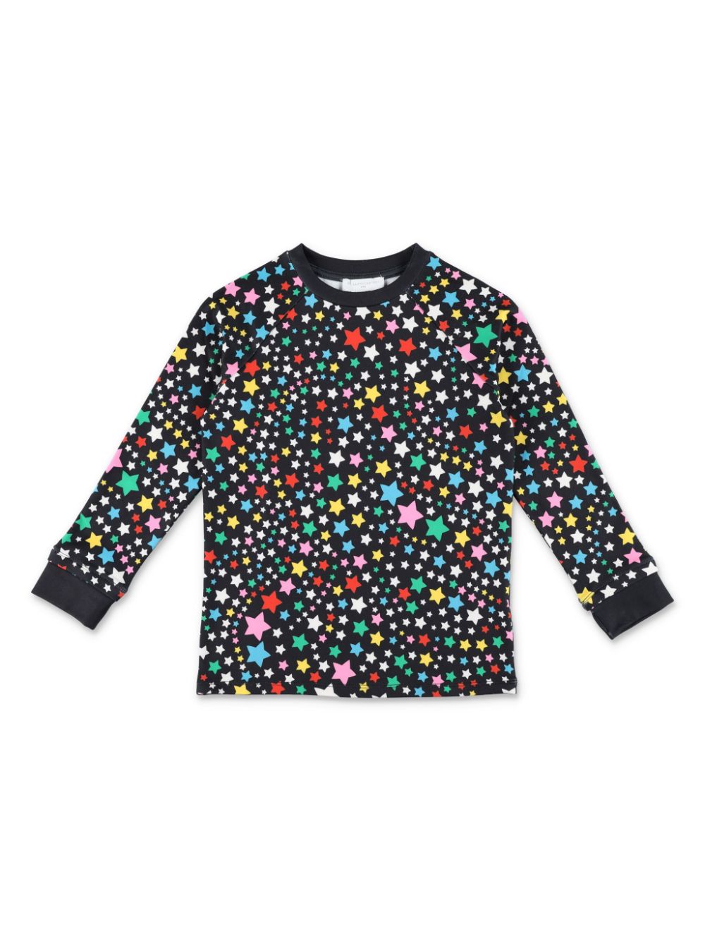 Stella McCartney Kids star-pattern long-sleeve T-shirt - Black von Stella McCartney Kids