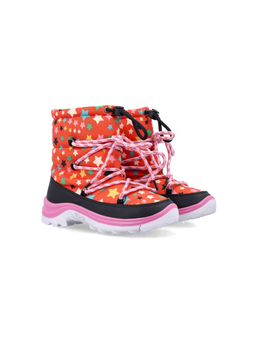 Stella McCartney Kids star-pattern snow boots - Red von Stella McCartney Kids