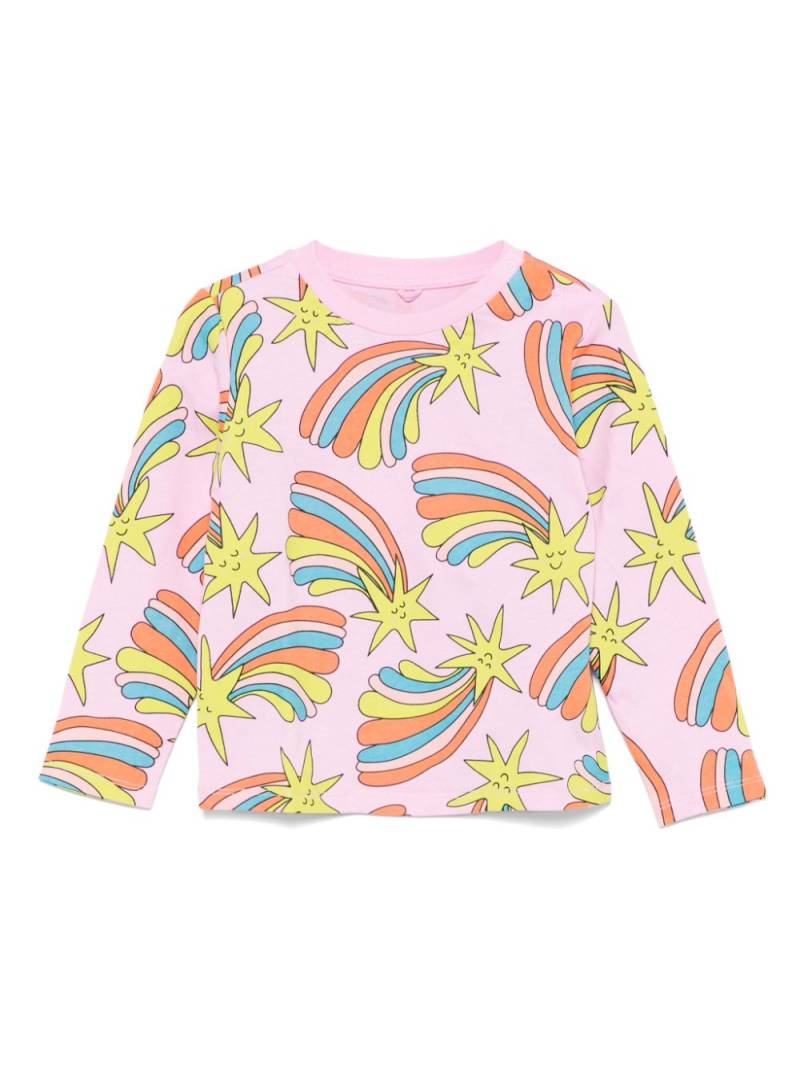 Stella McCartney Kids star-print T-shirt - Pink von Stella McCartney Kids