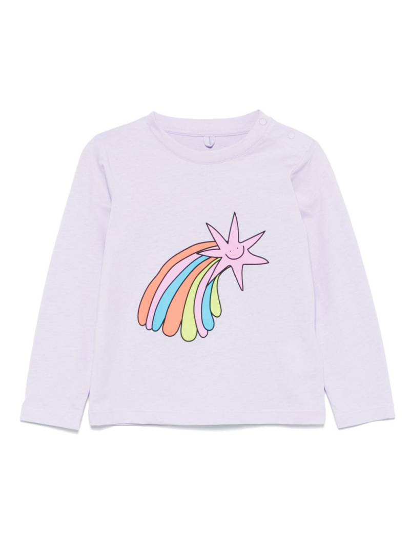 Stella McCartney Kids star-print T-shirt - Purple von Stella McCartney Kids