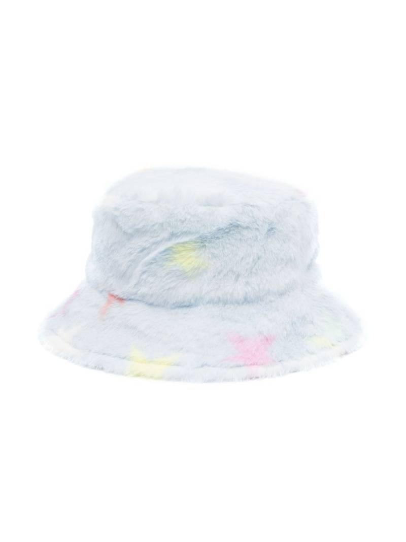 Stella McCartney Kids star-print bucket hat - Blue von Stella McCartney Kids