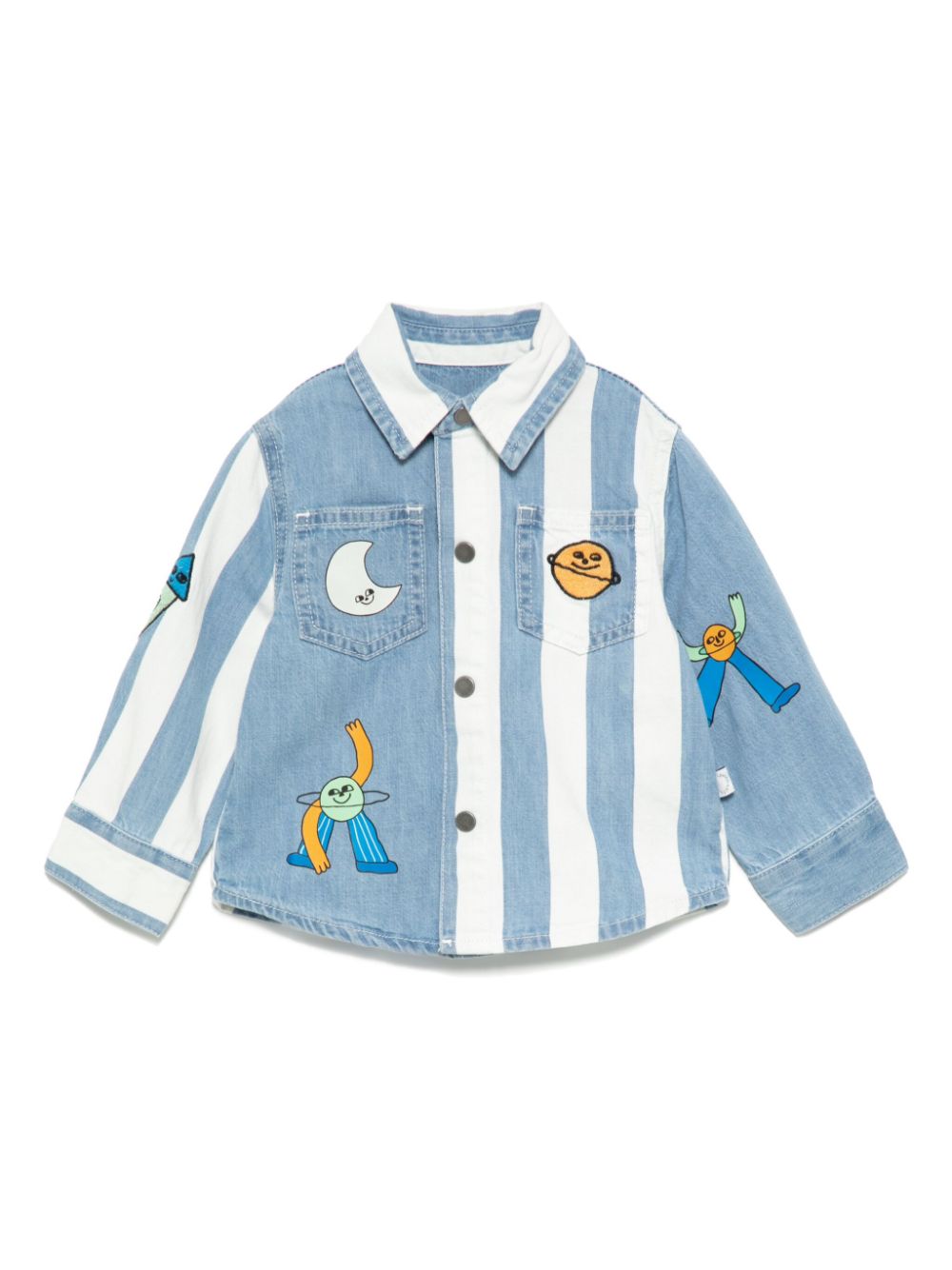 Stella McCartney Kids striped shirt - Blue von Stella McCartney Kids