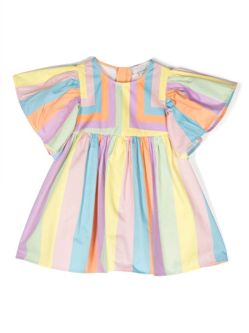 Stella McCartney Kids striped midi dress - Pink von Stella McCartney Kids