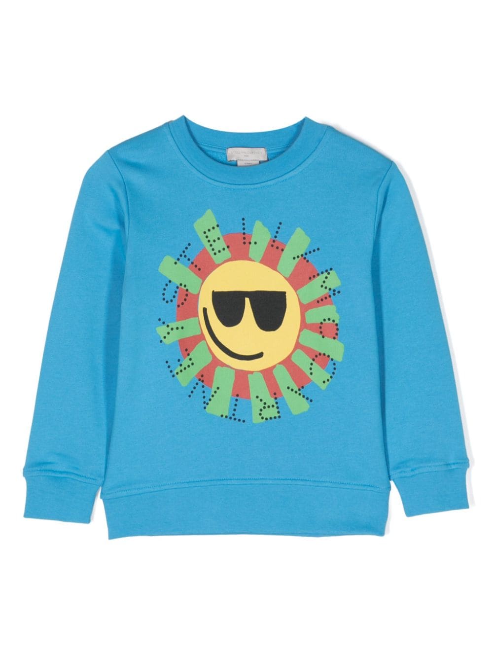 Stella McCartney Kids sun-print cotton sweatshirt - Blue von Stella McCartney Kids