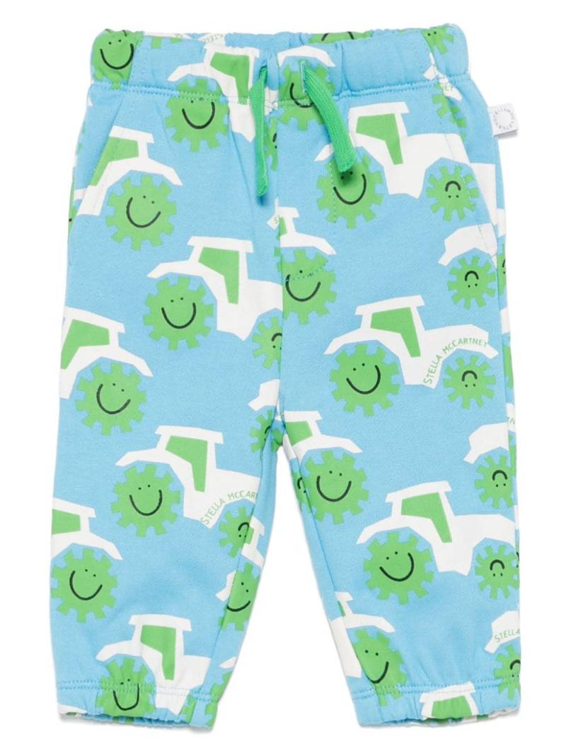 Stella McCartney Kids sun-print track trousers - Blue von Stella McCartney Kids