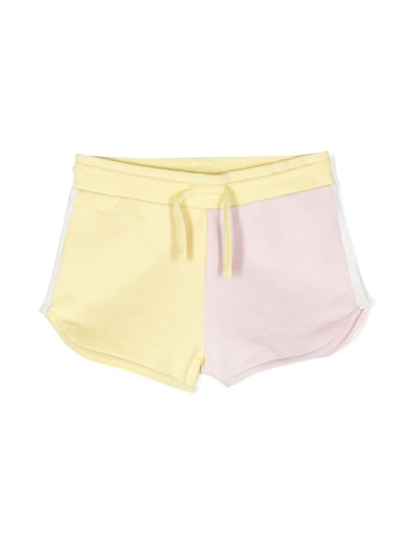 Stella McCartney Kids two-tone cotton shorts - Pink von Stella McCartney Kids