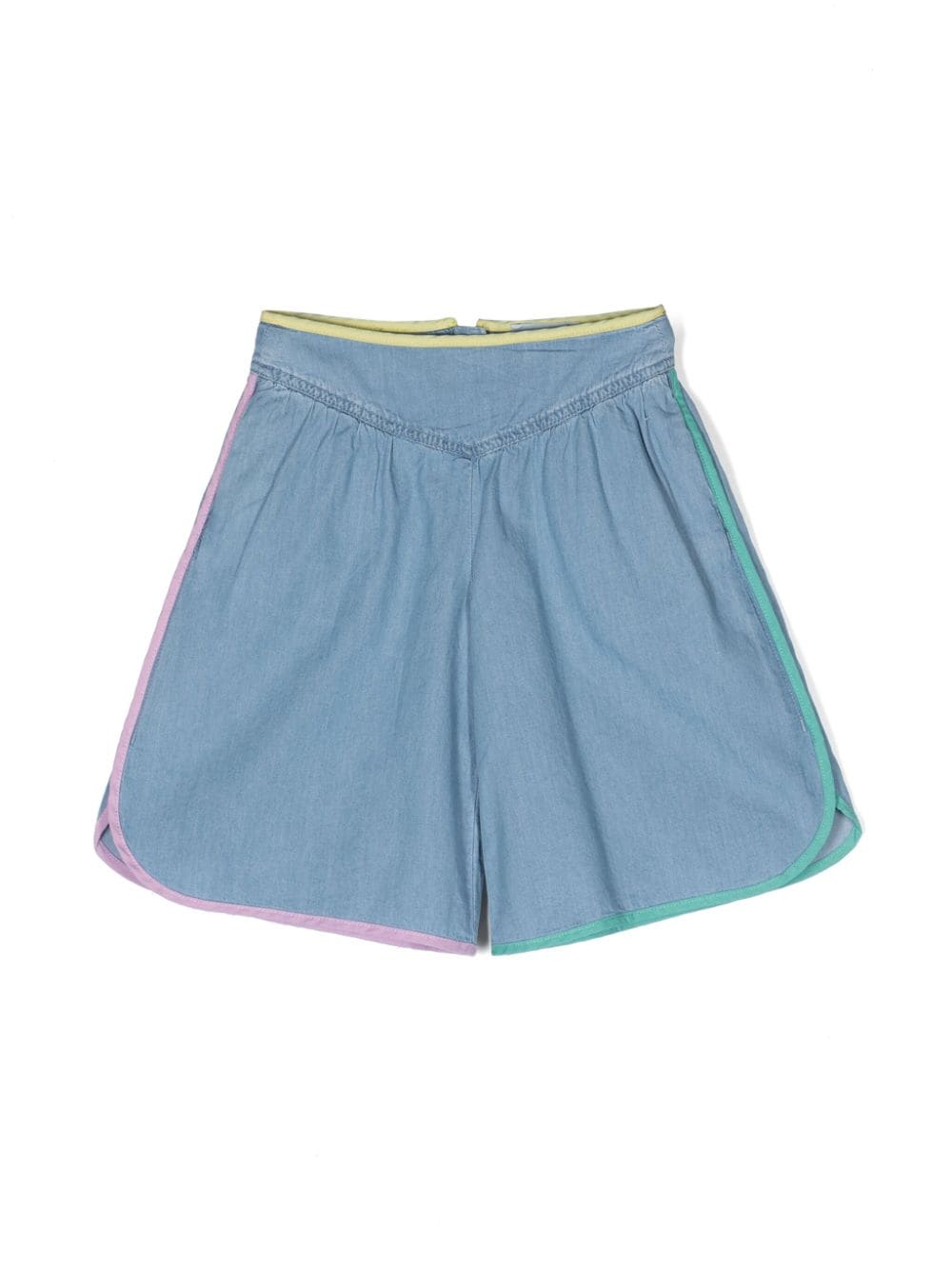 Stella McCartney Kids wide-leg cotton shorts - Blue von Stella McCartney Kids