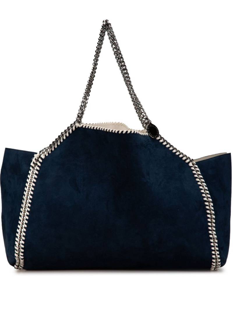 Stella McCartney Pre-Owned 2010-2023 Shaggy Deer Falabella Reversible tote bag - Blue von Stella McCartney Pre-Owned