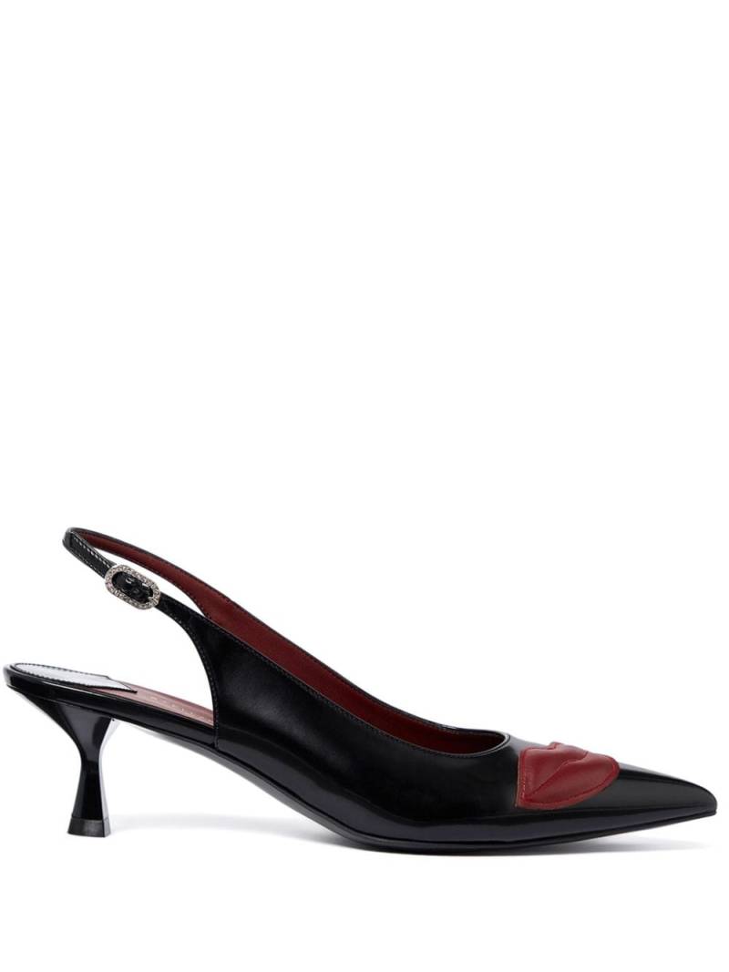 Stella McCartney 50mm Elsa slingback pumps - Black von Stella McCartney