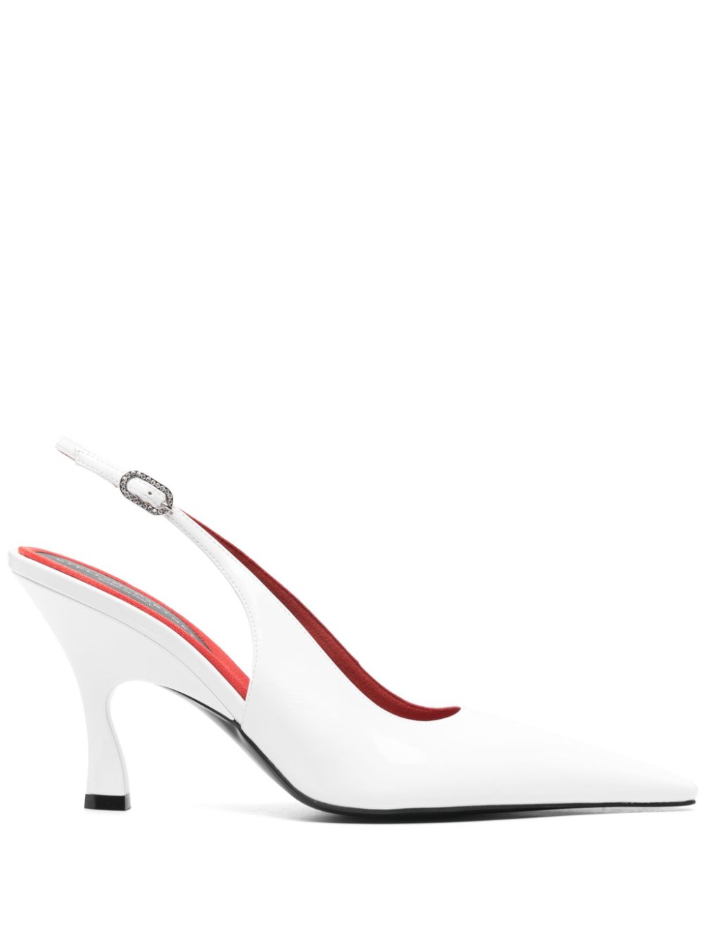 Stella McCartney 90mm Elsa slingback pumps - White von Stella McCartney