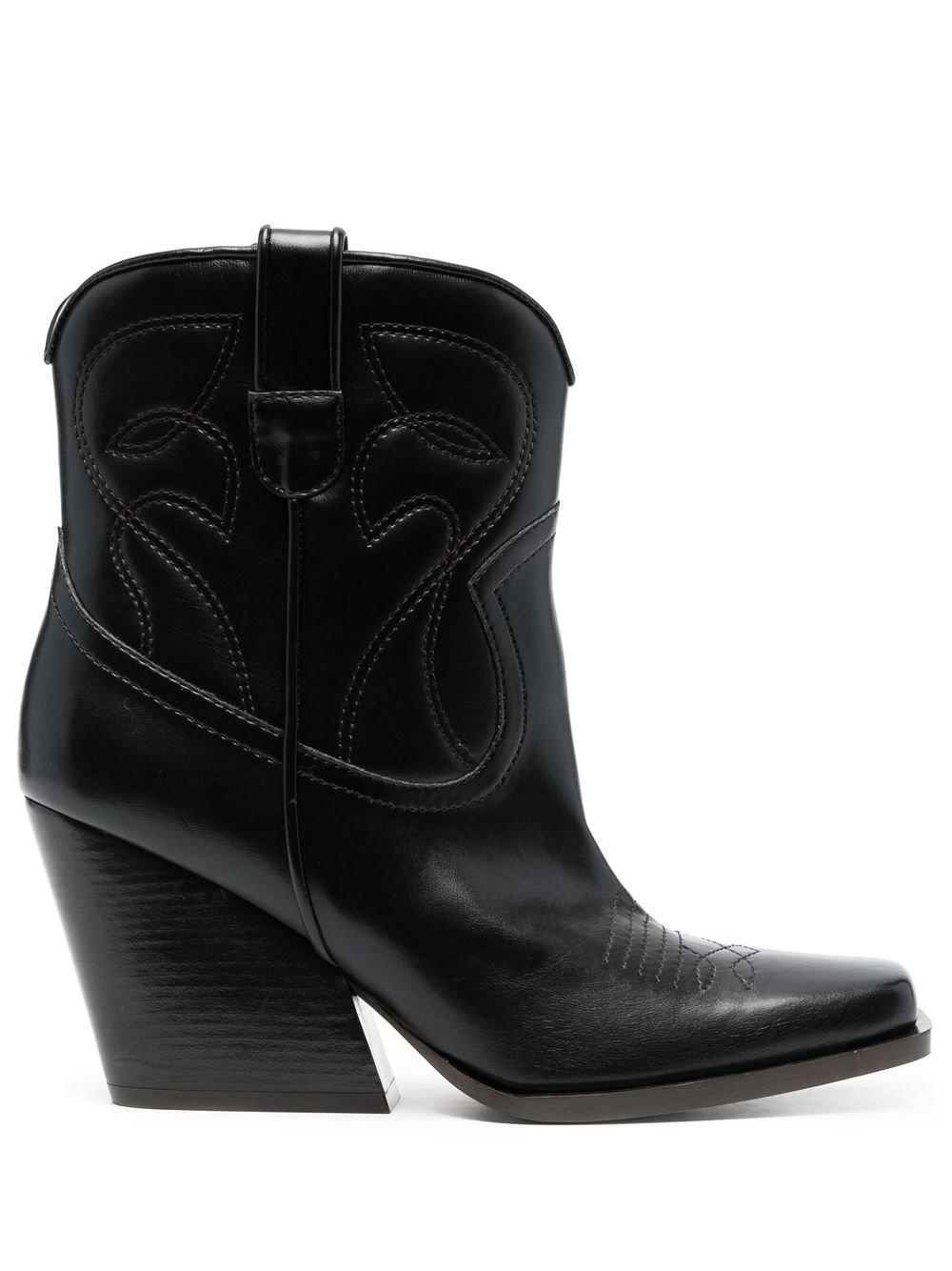 Stella McCartney Cowboy Cloudy 85mm ankle boots - Black von Stella McCartney