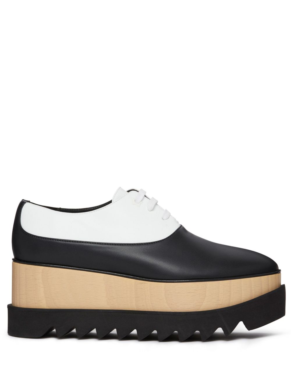 Stella McCartney Elyse faux-leather platform shoes - Black von Stella McCartney