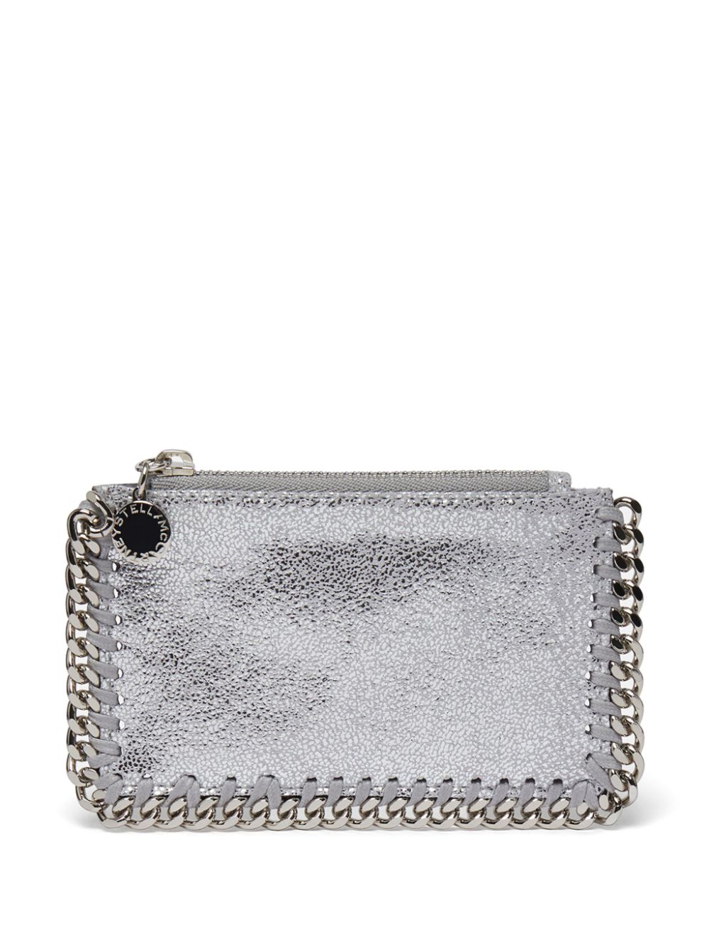 Stella McCartney Falabella chain-detail cardholder - Silver von Stella McCartney