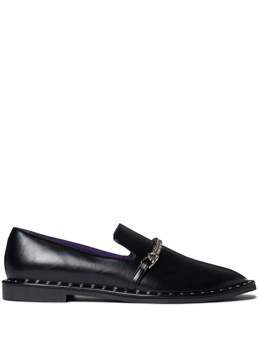 Stella McCartney Falabella chain-embellished loafers - Black von Stella McCartney