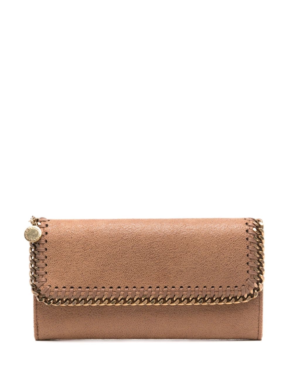 Stella McCartney Falabella chain-link detail wallet - Brown von Stella McCartney