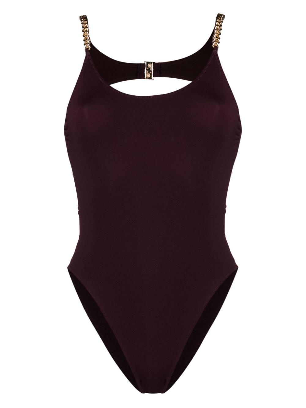 Stella McCartney Falabella chain-link swimsuit - Purple von Stella McCartney