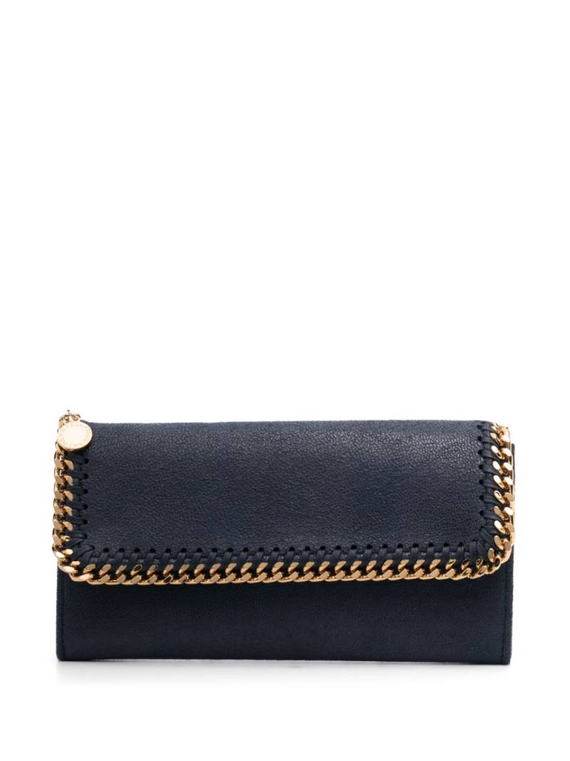 Stella McCartney Falabella continental wallet - Blue von Stella McCartney