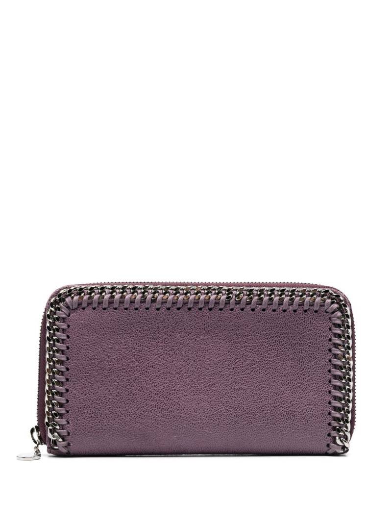 Stella McCartney Falabella continental wallet - Purple von Stella McCartney