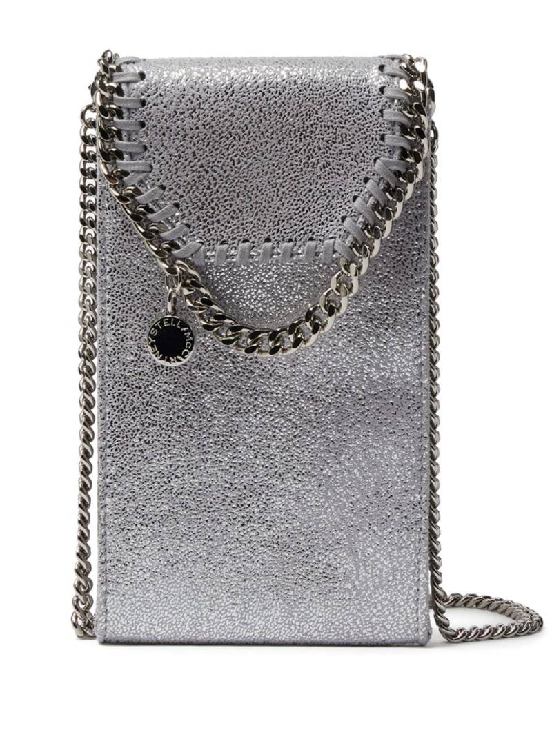 Stella McCartney Falabella crossbody phone pouch - Silver von Stella McCartney