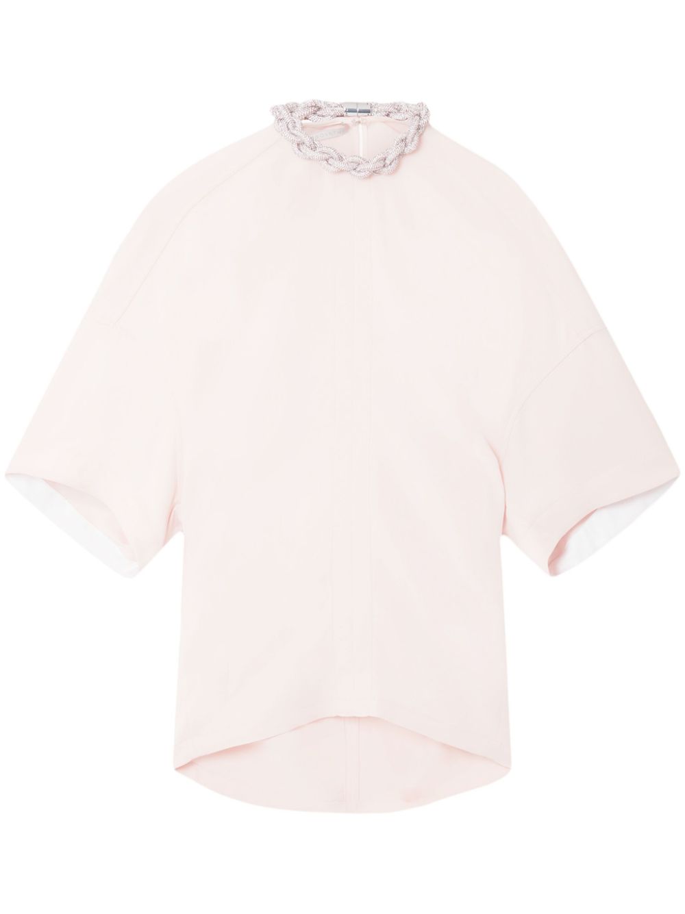 Stella McCartney Falabella crystal-embellished blouse - Neutrals von Stella McCartney