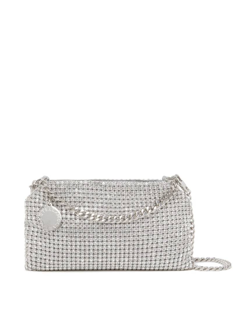 Stella McCartney Falabella crystal-embellished shoulder bag - Silver von Stella McCartney