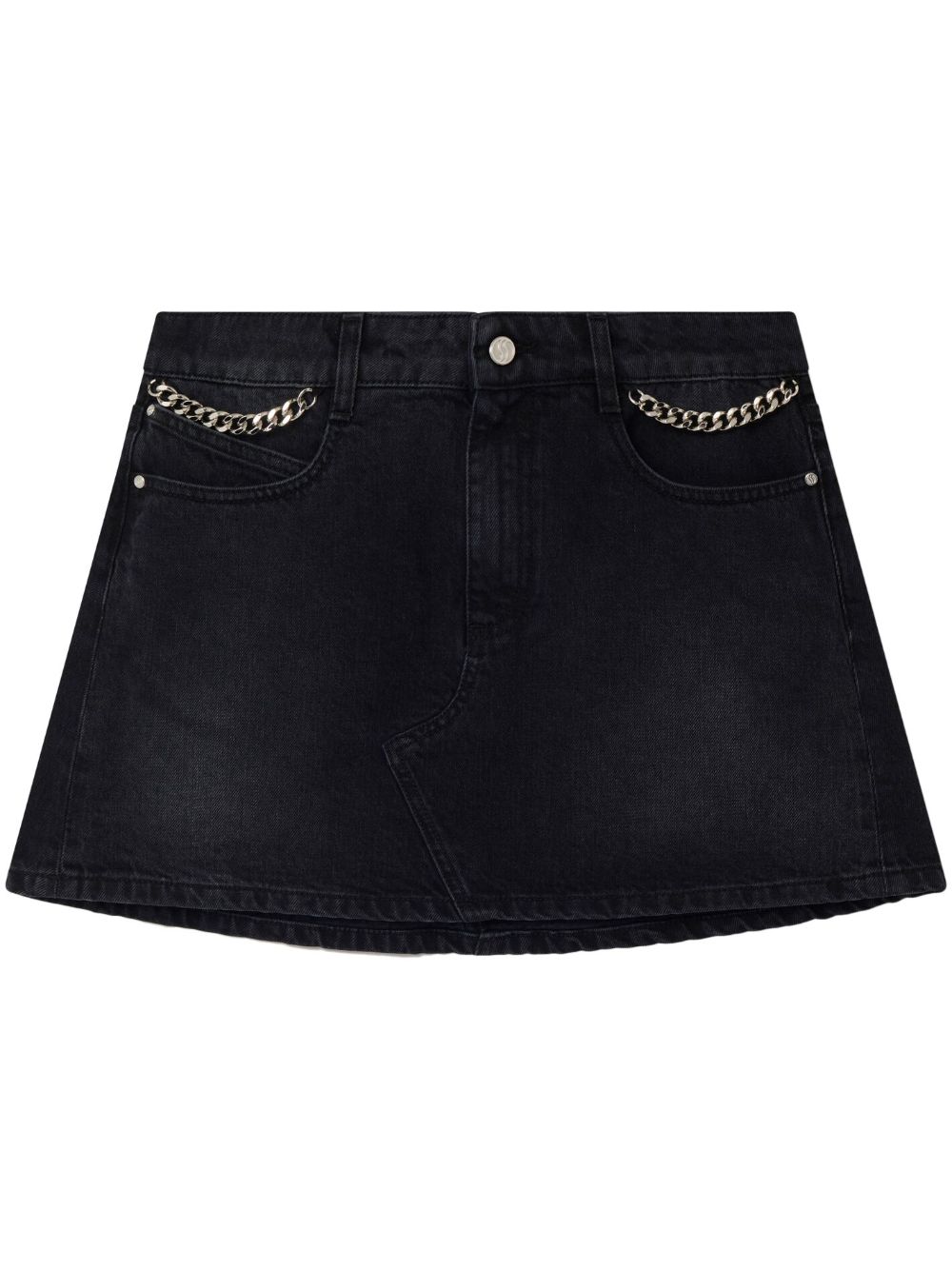 Stella McCartney Falabella denim mini skirt - Black von Stella McCartney