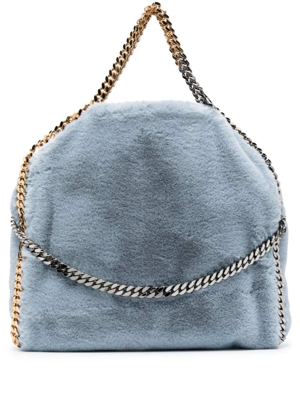 Stella McCartney Falabella faux-fur tote bag - Blue von Stella McCartney