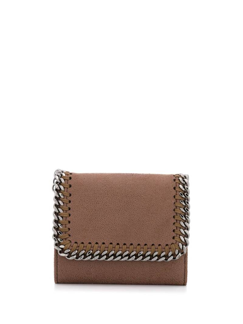 Stella McCartney Falabella tri-fold wallet - Brown von Stella McCartney