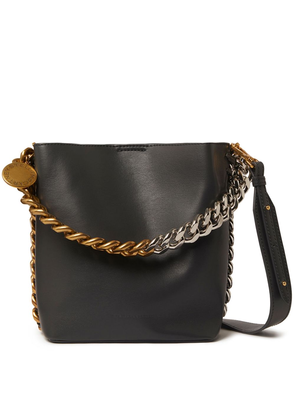 Stella McCartney Frayme chain-link shoulder bag - Black von Stella McCartney