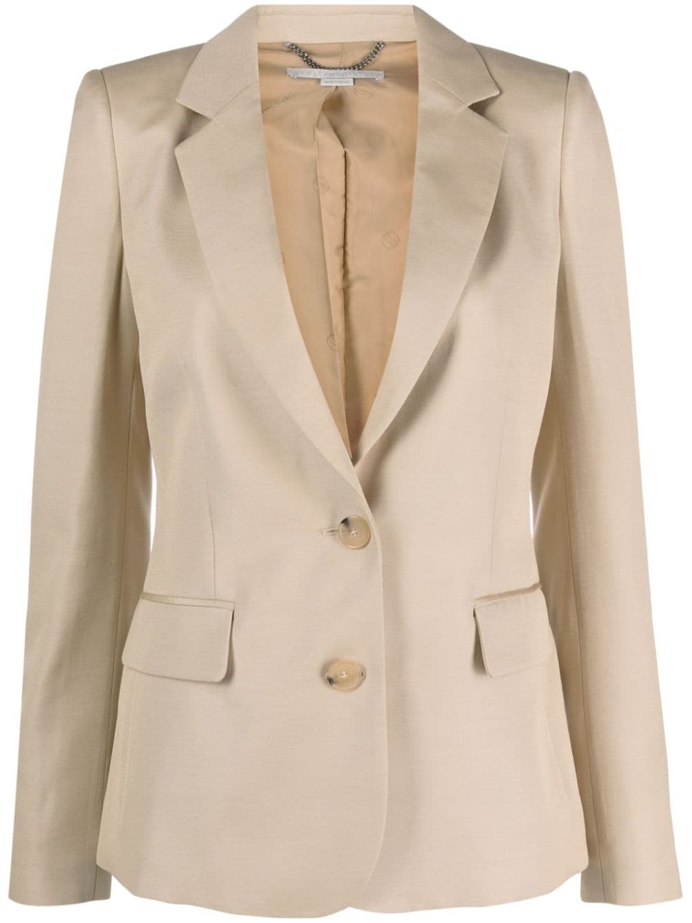 Stella McCartney Iconic notched-lapels blazer - Neutrals von Stella McCartney