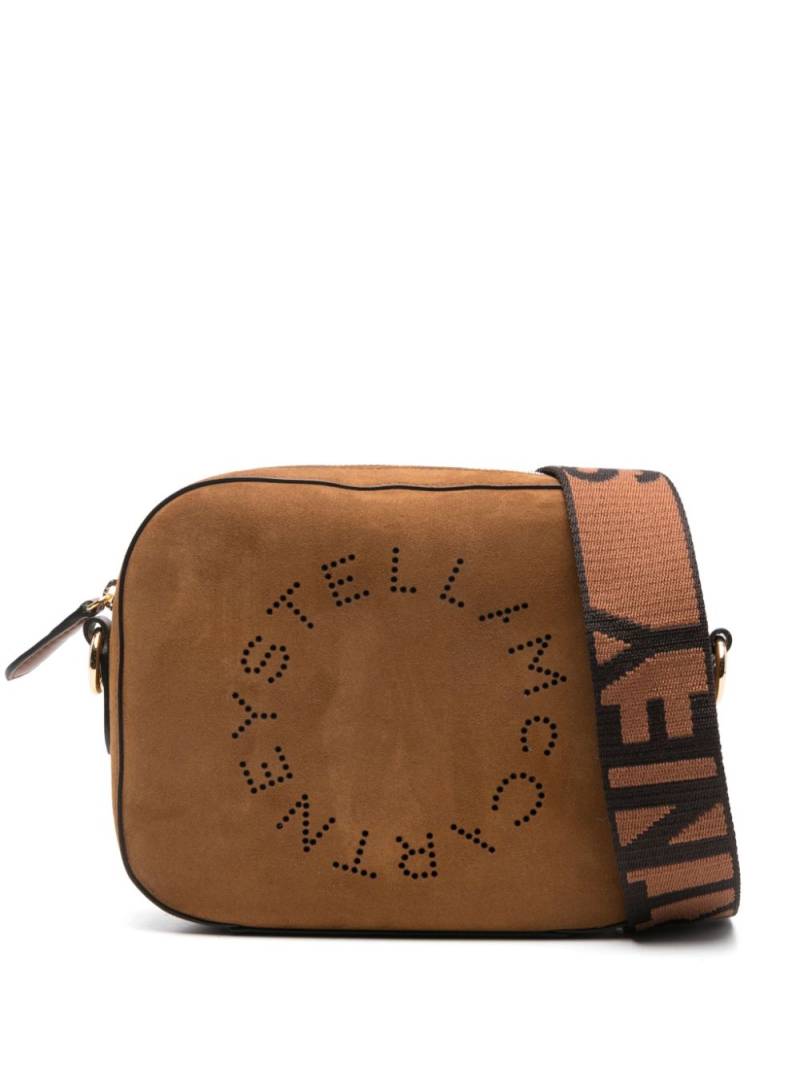 Stella McCartney Logo Camera shoulder bag - Brown von Stella McCartney