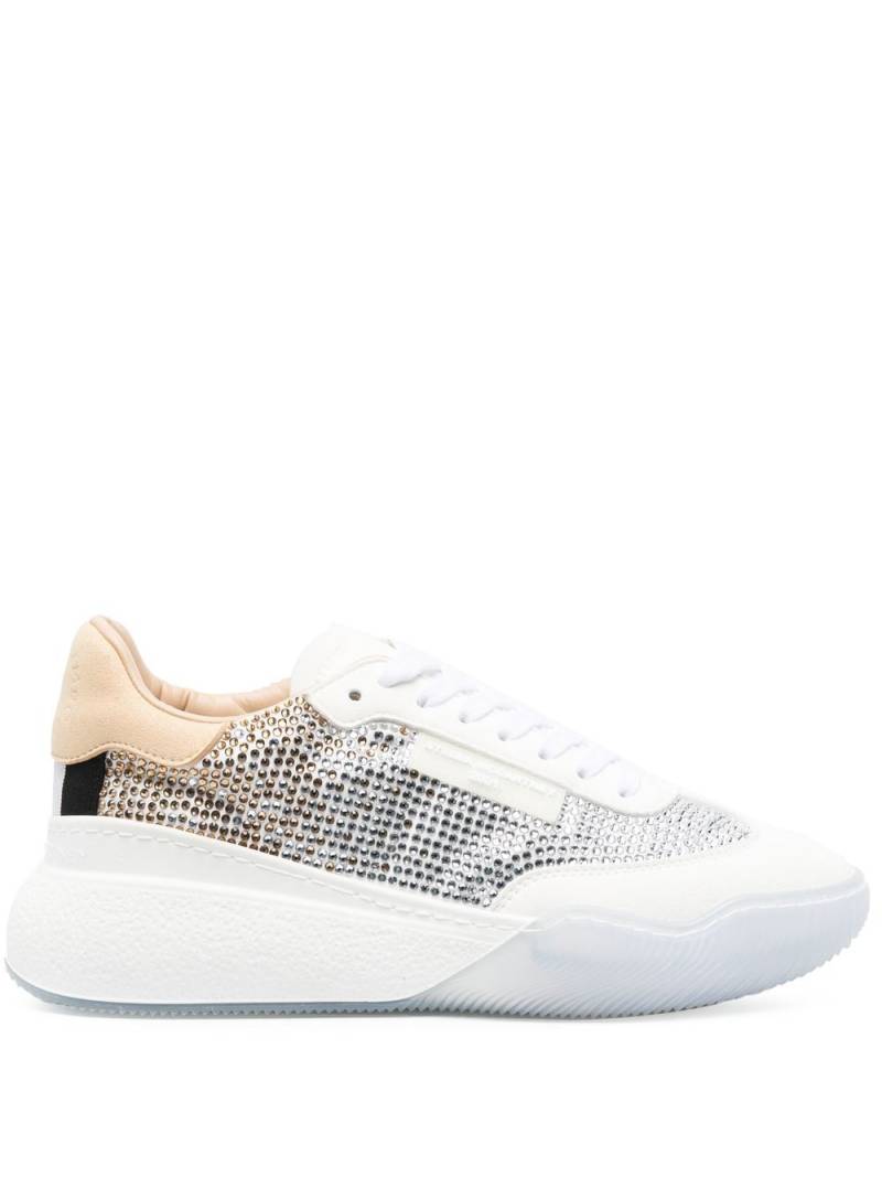 Stella McCartney Loop crystal-embellished sneakers - White von Stella McCartney