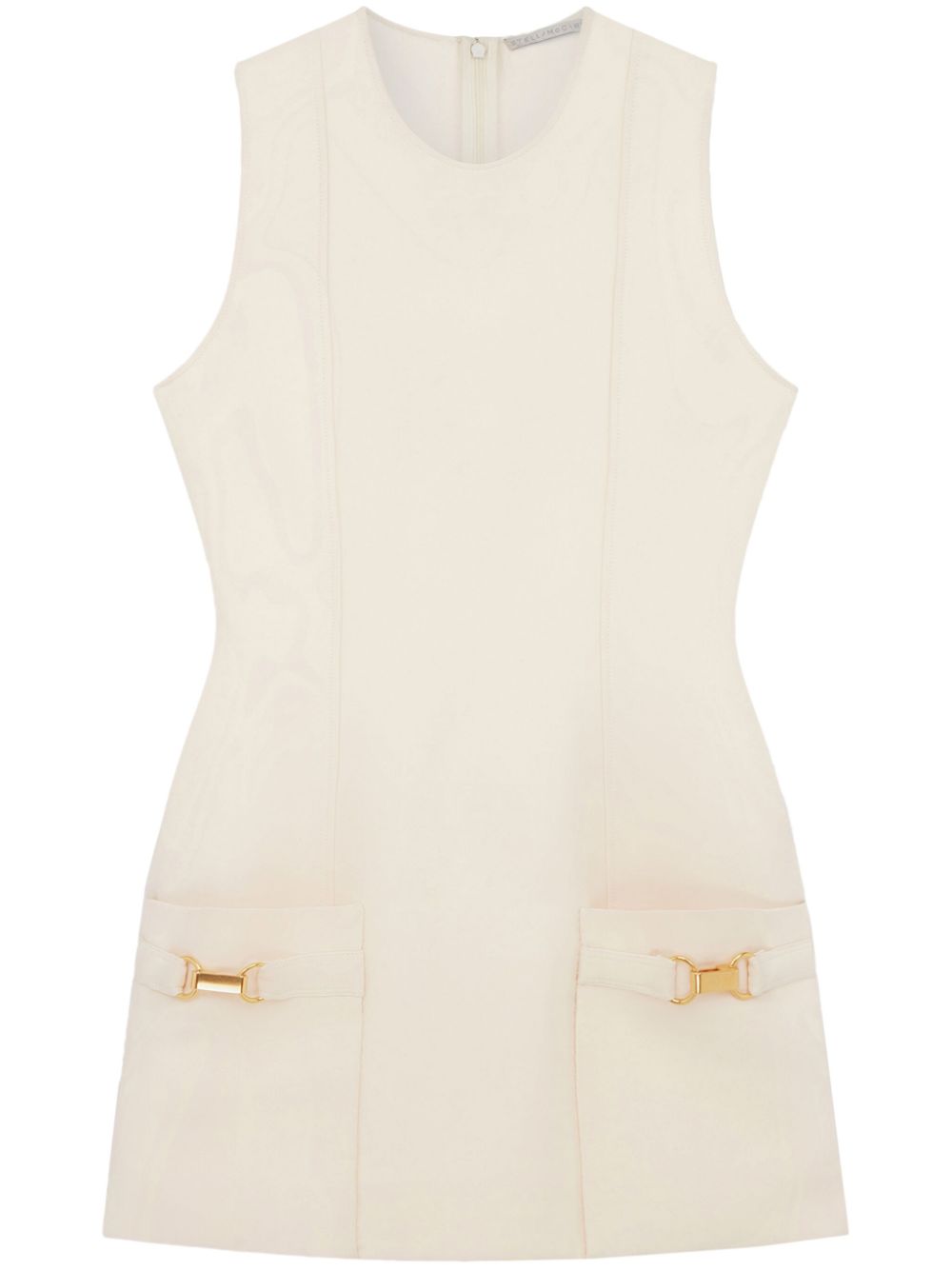 Stella McCartney Moulded sleeveless dress - White von Stella McCartney