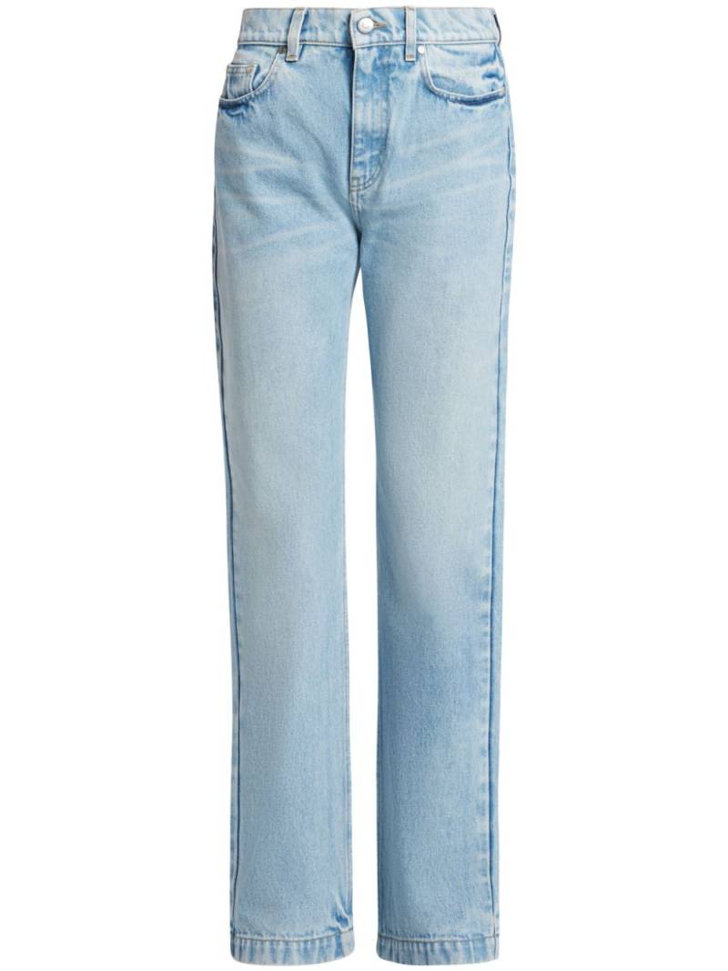 Stella McCartney S wave-patch straight-leg jeans - Blue von Stella McCartney