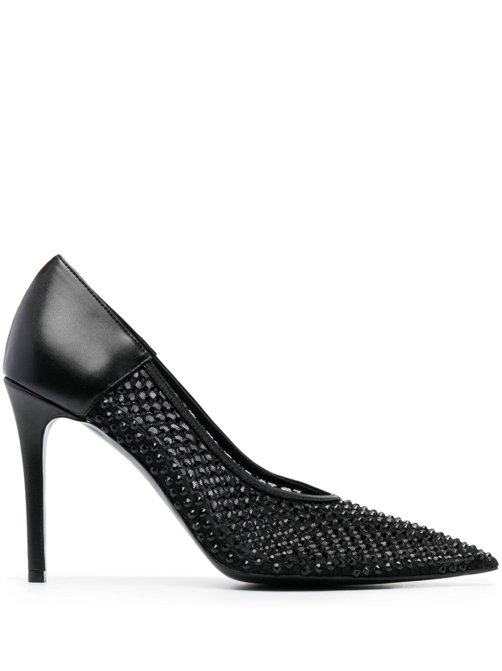 Stella McCartney Stella Iconic 105mm studded pumps - Black von Stella McCartney