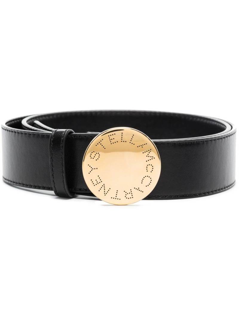 Stella McCartney Stella Logo buckle belt - Black von Stella McCartney