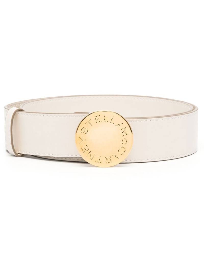 Stella McCartney Stella Logo buckle belt - Neutrals von Stella McCartney