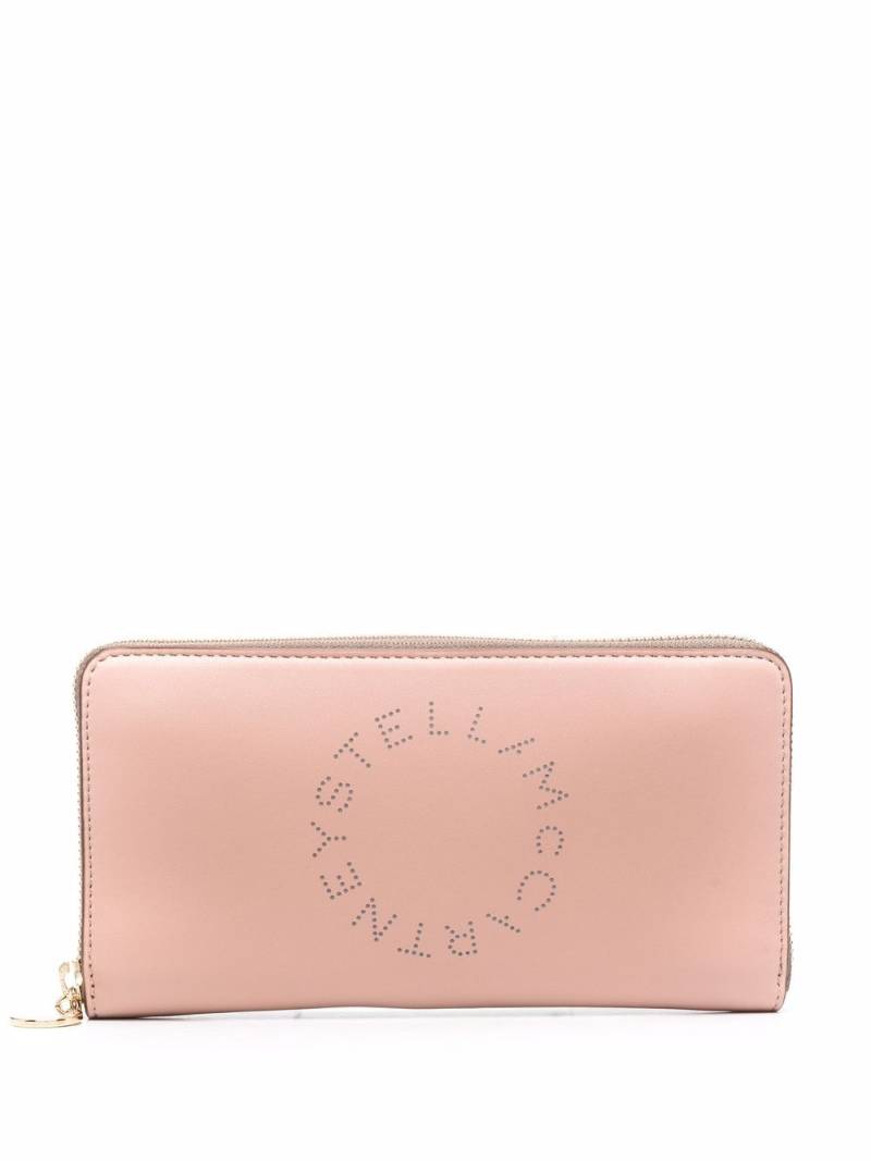 Stella McCartney Stella Logo continental wallet - Pink von Stella McCartney