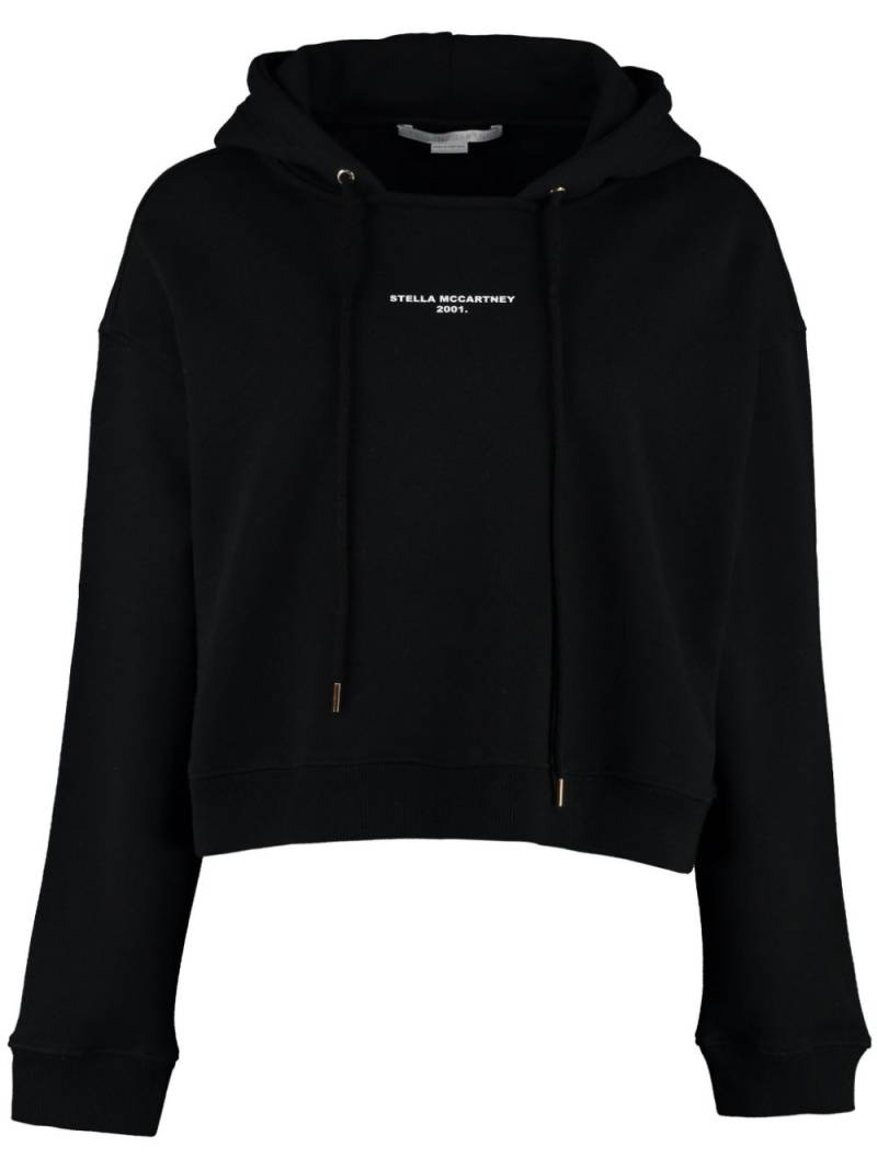 Stella McCartney logo-print hoodie - Black von Stella McCartney