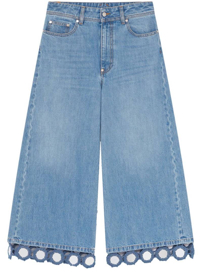 Stella McCartney Summer Mirrors high-waisted jeans - Blue von Stella McCartney