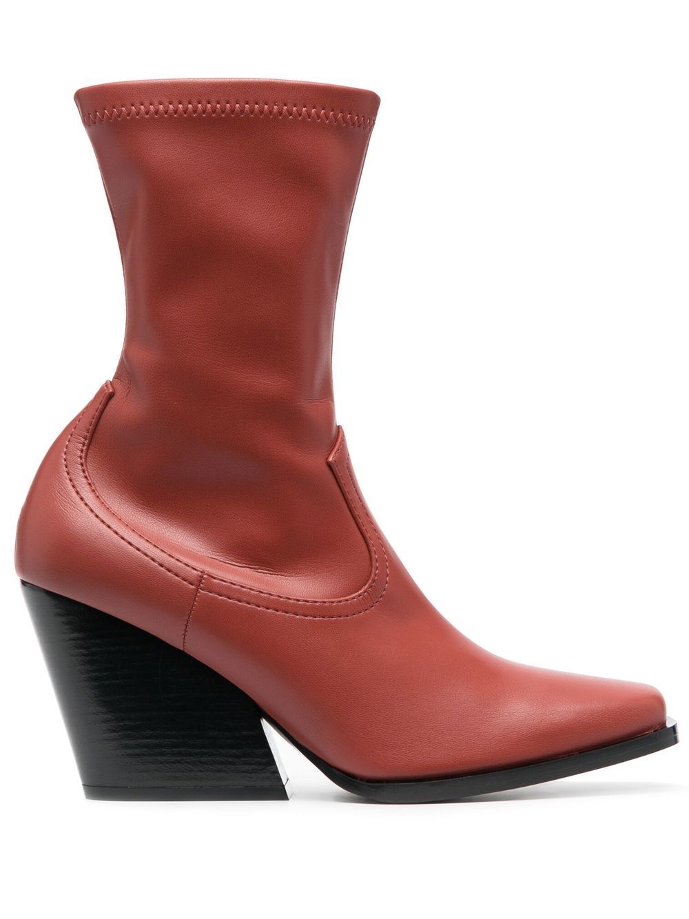 Stella McCartney Western ankle boots - Red von Stella McCartney