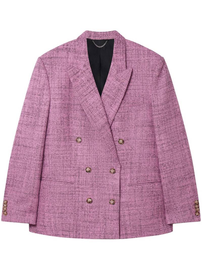 Stella McCartney double-breasted wool blazer - Pink von Stella McCartney