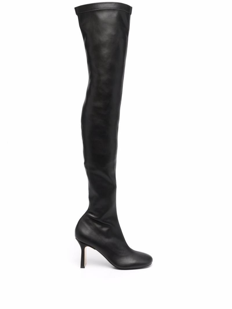 Stella McCartney above-knee 75mm boots - Black von Stella McCartney