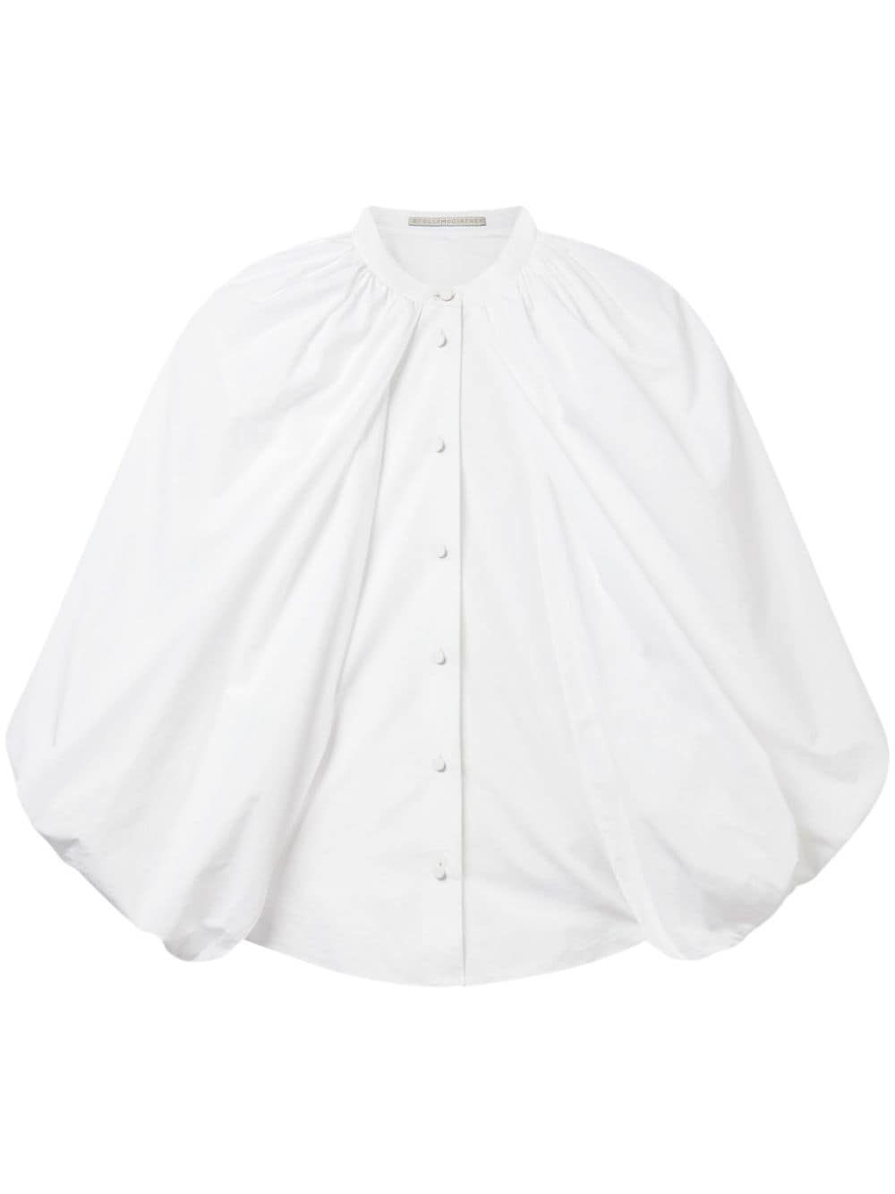 Stella McCartney balloon cotton shirt - White von Stella McCartney