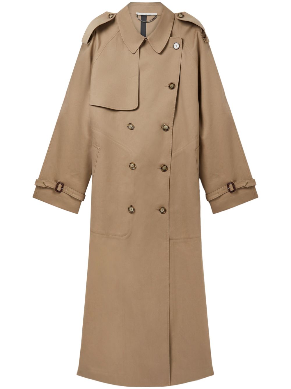 Stella McCartney belted cotton trench coat - Brown von Stella McCartney