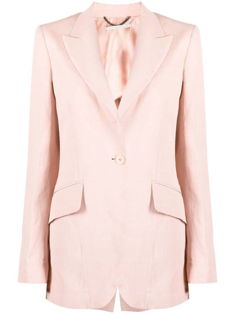 Stella McCartney buttoned single-breasted blazer - Pink von Stella McCartney