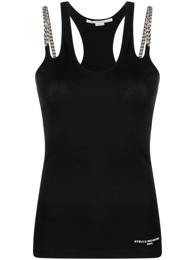 Stella McCartney chain-detail top - Black von Stella McCartney