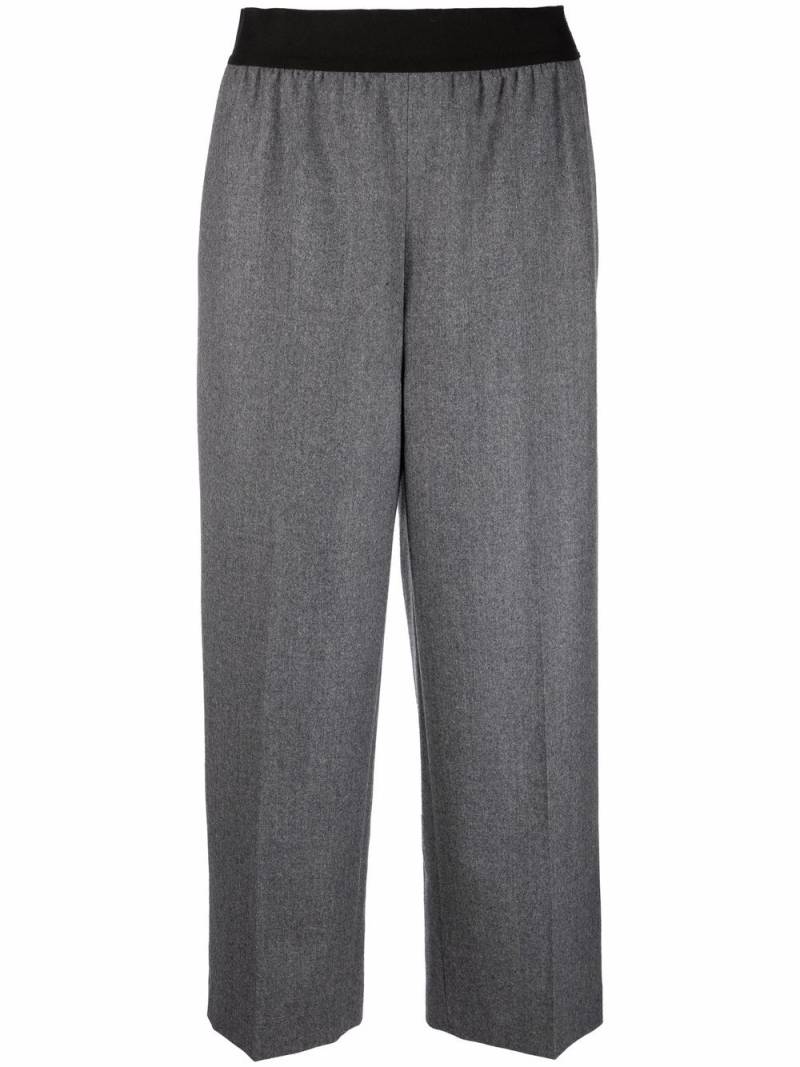 Stella McCartney cropped flannel trousers - Grey von Stella McCartney